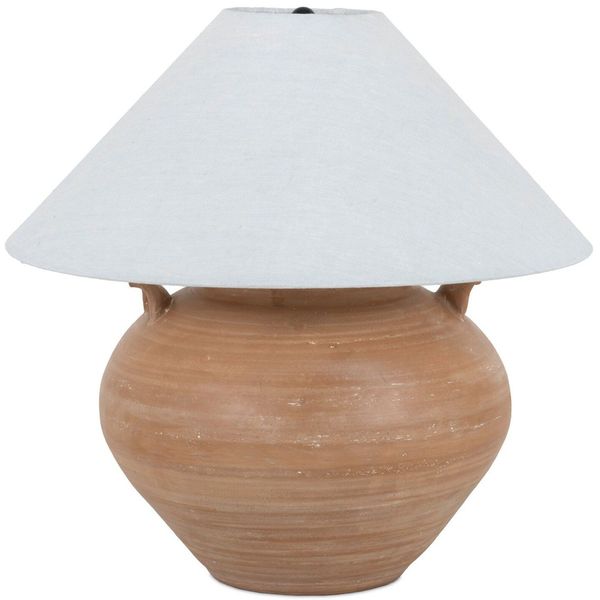 Table Civita Lampe, Aged Naturel Terracotta