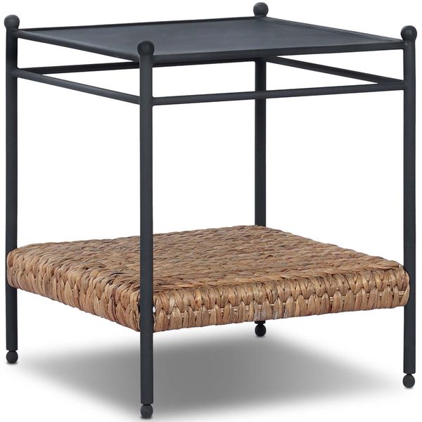 Evanne End Table, Charcoal