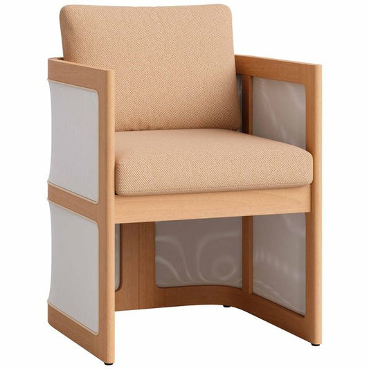 Nue Dining Chaise, Marron, Lot de 2