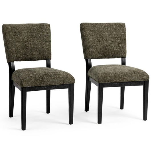 Arima Dining Chaise, Winter Fur, Lot de 2